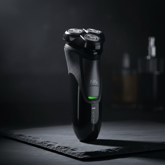 Afeitadora Rotativa Remington R4 - premium dark shot cabezales grafito